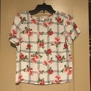Forever 21 Boxy Floral Blouse
